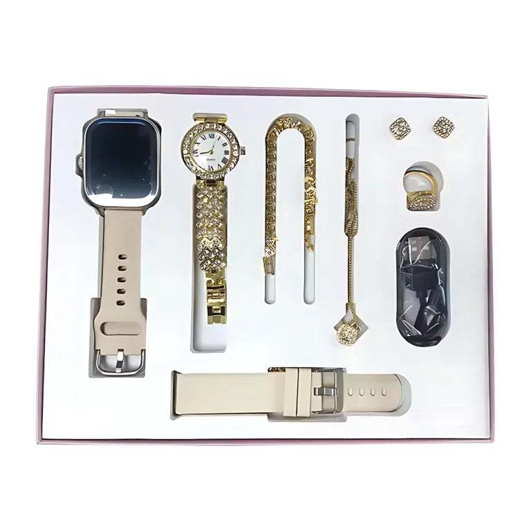 A58 Plus 6 in 1 - Smartwatch For Women | Best Quality Smart Watch For Girls | Perfect For Gift - Random Color