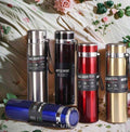 Slim Stainless Steel Water Bottle Premium Quality Long Lasting Insulation Leakproof Design For Hot And Cold Drinks | Random Color | 1000ml