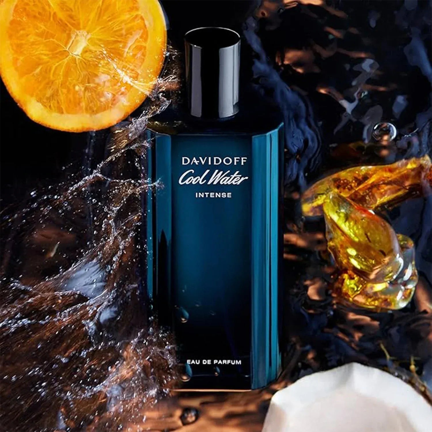 Davidoff Cool Water Intense Eau De Parfum For Men Long Lasting Premium Fragrance With Fresh Aromatic Notes | 100 ml