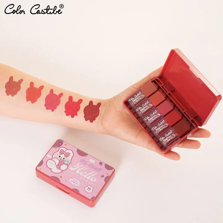 Color Castle Velvet Matte Long Lasting Lip Gloss Set – Pack of 5 - Multi Color
