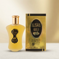 Alisha Gold Eau De Parfum By Hunaidi - Fragrance Product Designed For Scent And Daily Grooming Routine - 100ML