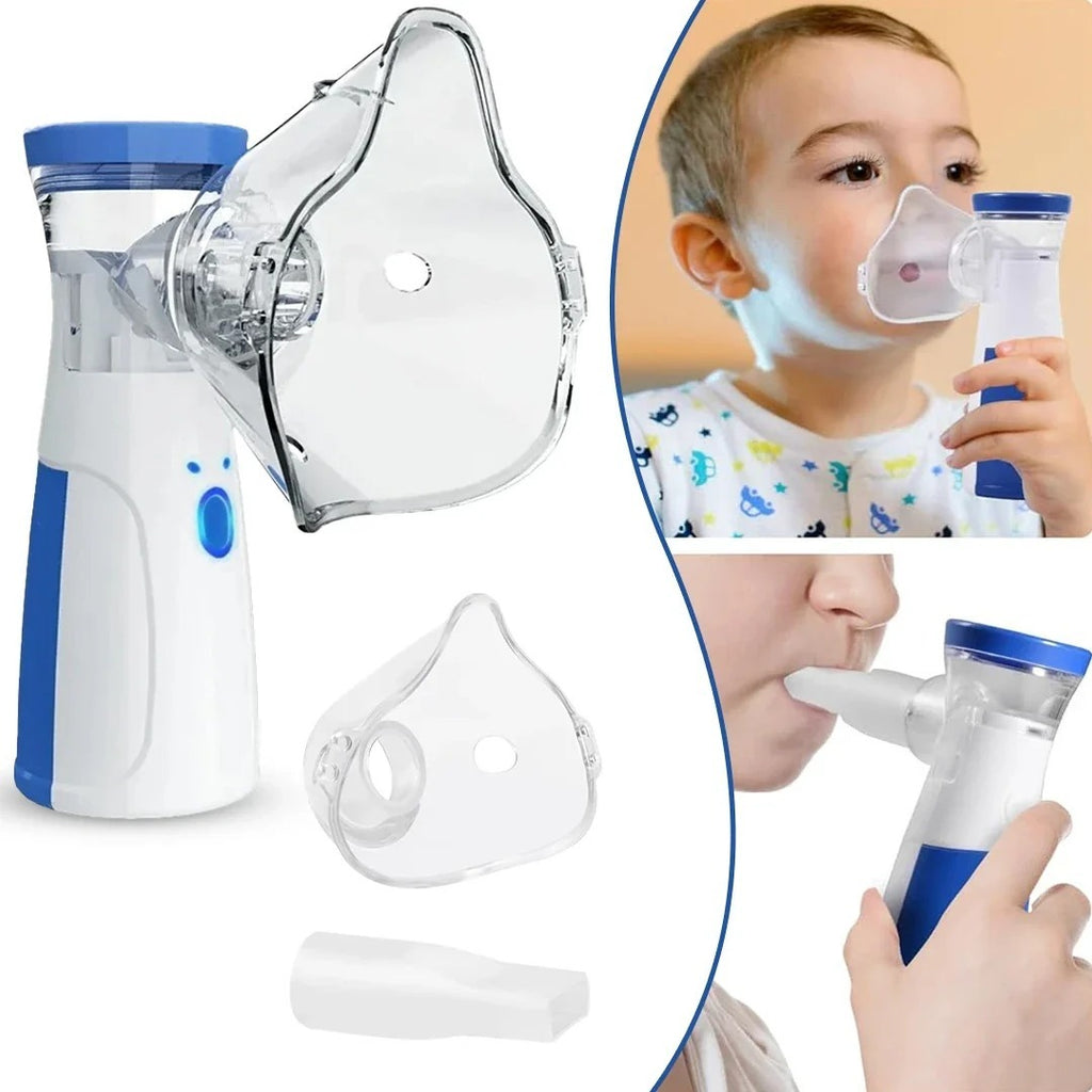 Portable Rechargeable Nebulizer | Asthma Inhaler Machine For Kids And Adults (0.5L) - Health Product Designed For Respiratory Support And Daily Safety Routine