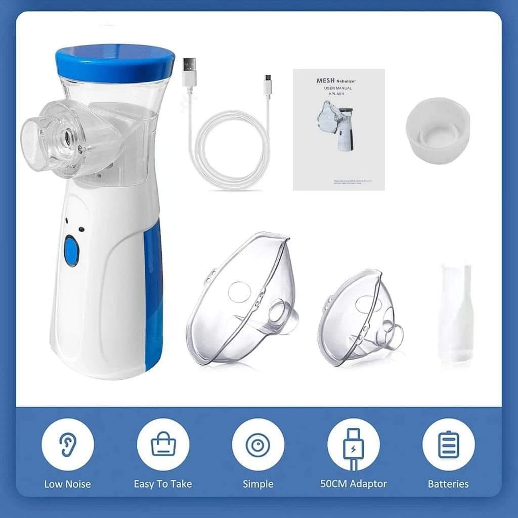 Portable Rechargeable Nebulizer | Asthma Inhaler Machine For Kids And Adults (0.5L) - Health Product Designed For Respiratory Support And Daily Safety Routine