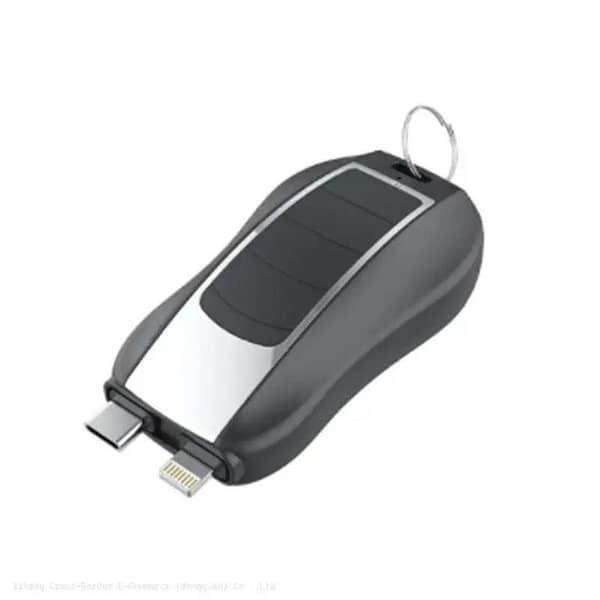 New 2 in 1 Keychain Portable Key chain Power Bank Emergency Charging Treasure Wireless Portable Charger
