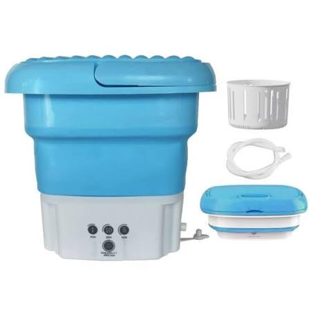 Portable Mini Folding Washing Machine Portable Mini Laundry Machine For Clothes Multi Color