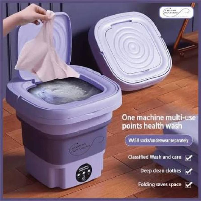 Portable Mini Folding Washing Machine Portable Mini Laundry Machine For Clothes Multi Color
