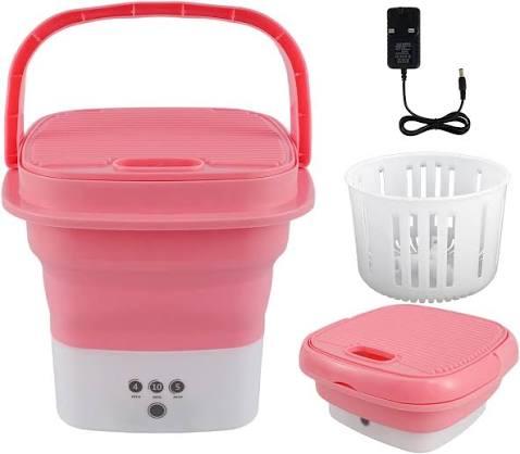 Portable Mini Folding Washing Machine Portable Mini Laundry Machine For Clothes Multi Color