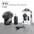 F11 Single MIC ANC + ECHO Mode with Wind Muff Cover. (TypeC + iPhone + Android)