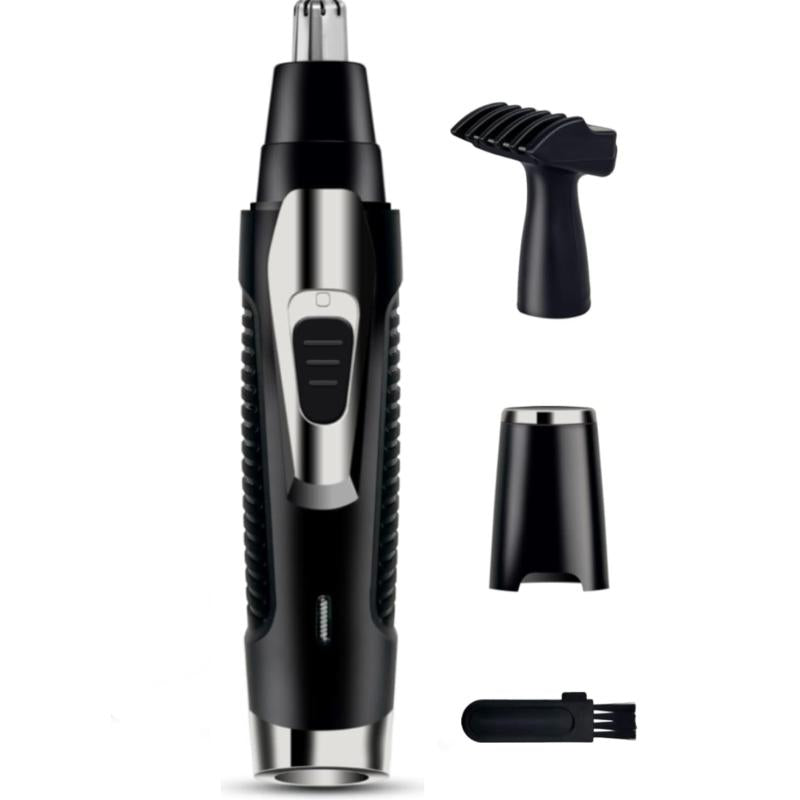 Ear Nose Hair Trimmer for Men Women USB Rechargeable Electric Facial Hair Trimmer with Dual-Edge Stainless Steel Blades